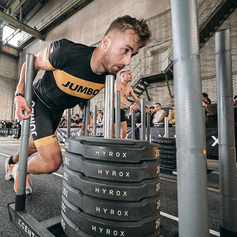 Hyrox Sled Push technique