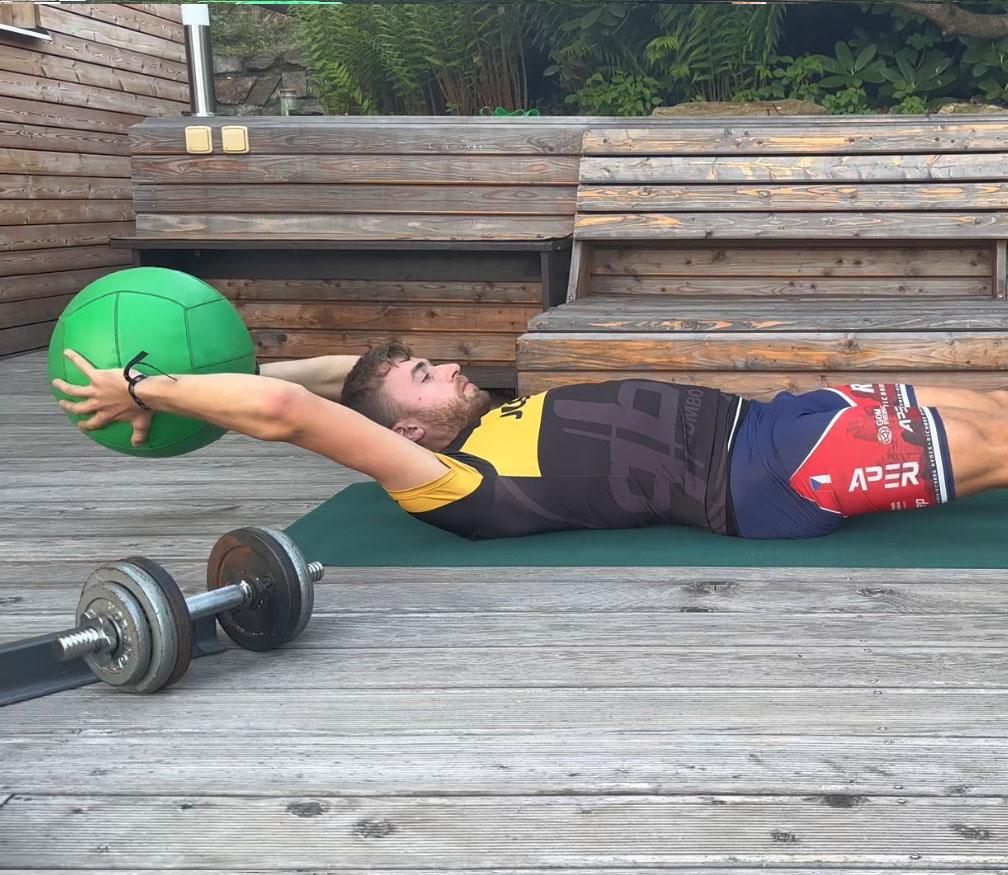 Dead Bug Ball Hold